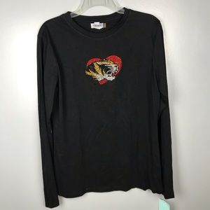 NWT Mizzou University of Missouri Rhinestone Shirt